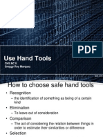 Use Hand Tools: Chs NC Ii Greggy Roy Marquez