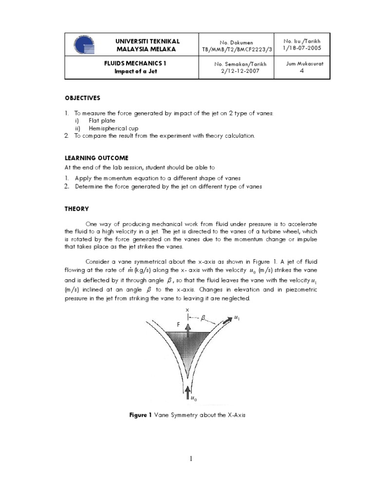Exp 3 - Impact of A Jet - New | PDF