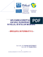Brosura Informativa - Proiect - 2012