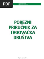 Porezni priručnik za trgovačka društva