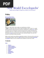Early History of Pulleys and Cranes | PDF | Crane (Machine) | Machines