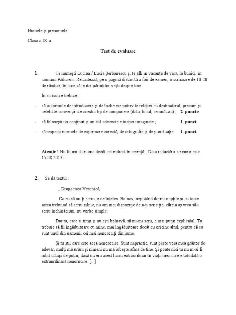 Evaluare