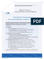 Checklist For Local Anesthetic Toxicity Treatment 1-18-12