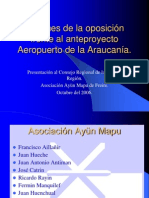 Quienes Se Oponen Al Proyecto Aeropuerto