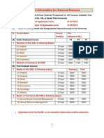 SP University M.com Admission Procedure