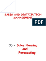 05 - Sales Planning & Forecasting