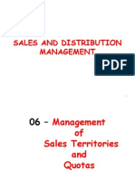 06 - Management of Sales Territories & Quotas