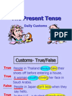 Present Tense Worksheets