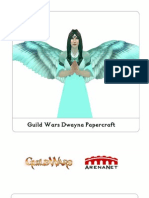 Guild Wars Dwayna Papercraft Pattern