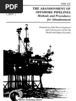 HSE - OTH 535 - Pipeline Abandonment Guidelines, 1997