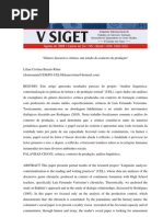 Genero Discursivo Cronica Um Estudo Do Contexto de Producao
