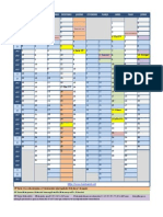 Calendario Escolar Excel 2013 14