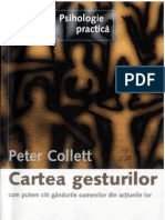 Peter Collette-Cartea Gesturilor