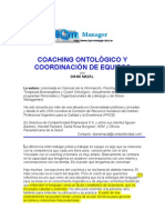 Coaching Ontológico y Coordinación de Equipos