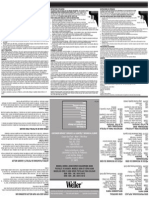 Weller D550-8200 Soldering Gun Instructions