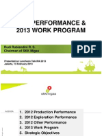 Performance N 2013 Work Program