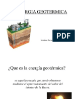 La Energia Geotermica