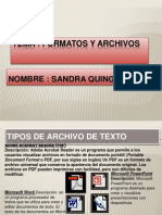 Formatos de Archivos Sandri