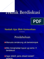 Teknik Berdiskusi