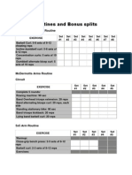 21 Arm Routines and Bonus Splits