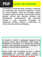 A Utilidade Da Filosofia
