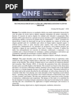 PESCADOR - TECNOLOGIAS DIGITAIS E AÇÕES DE APRENDIZAGEM DOS NATIVOS