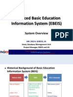 EBEIS Overview & General Workflow Process