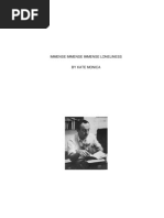 Download Immense Immense Immense Loneliness by Kate Monica SN151555249 doc pdf