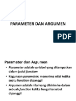 Parameter Dan Argumen