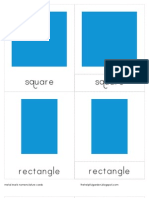 Metal Inset Nomenclature Cards