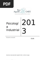 PSICOLOGÍA INDUSTRIAL