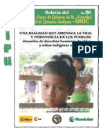 Situación de Derechos Humanos de niños y niñas indígenas en Colombia