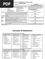 adaptations and modifications reference sheet- staff