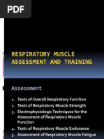 Respiratory Muscle Assessment