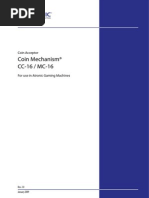 Download Manual Coin Acceptor CC-16 - MC-16 20 by Marcelo Lambrese SN151607193 doc pdf