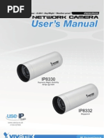 Manual Vivotek IP 8330 and IP 8332