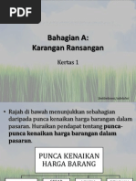 Karangan Ransangan Harga Barang Naik