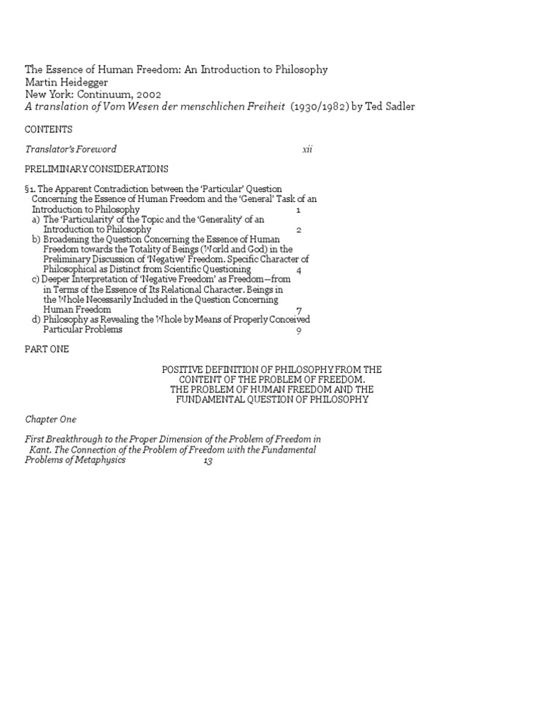 human essence definition