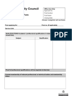 Part B Application Form