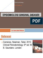 Epidemiologi Gingivitis 2013