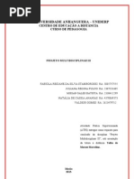 ATPS - Projeto Multidisciplinar III Final