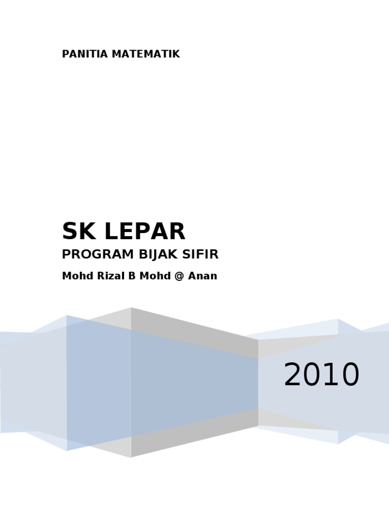 Program Bijak Sifir Pdf