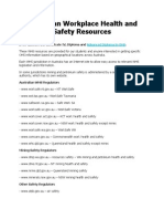 Australian Workplace Health and Safety Resources