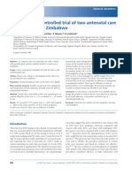 RCT of Two Antenatal Care Models in Rural Zimbabwe