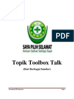 Topik Toolbox Talk