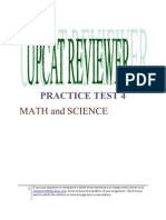 UPCAT Reviewer Practice Test 4 PDF