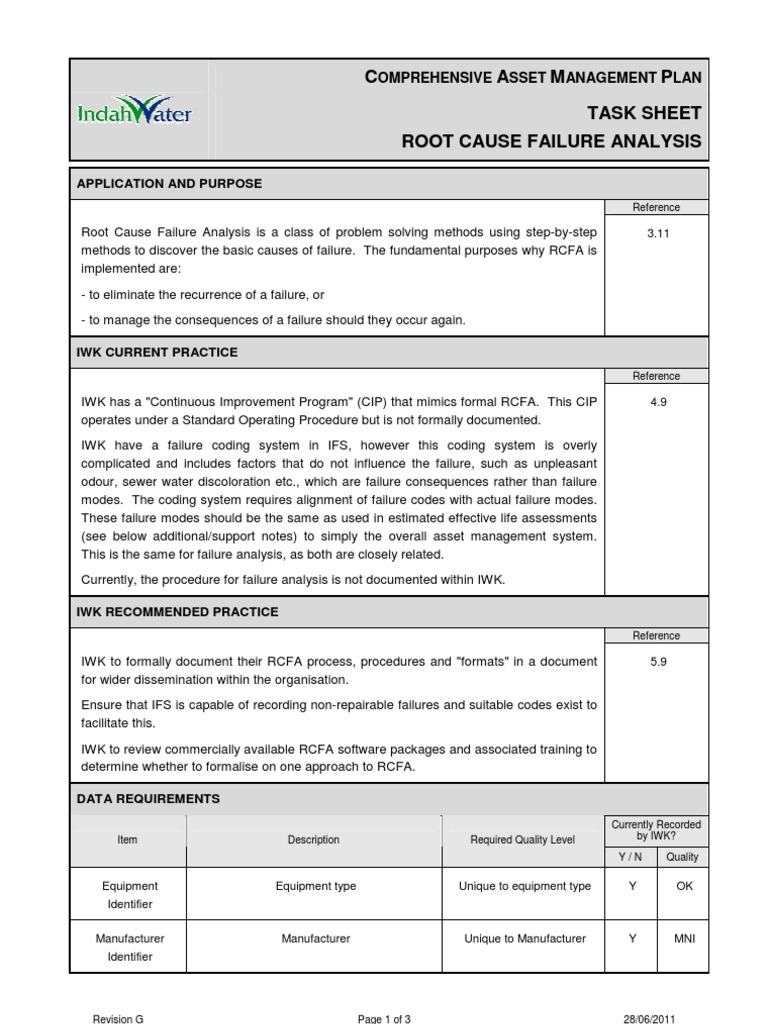 9 Root Cause Failure Analysis.pdf Computer Programming Software