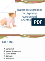 Tratamentul Precoce În Displazia Congenitală Coxofemurală - Morariu.Novai