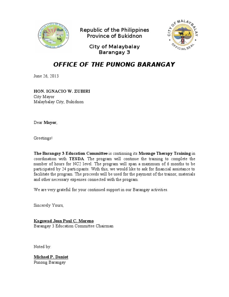 Sample Solicitation Letter