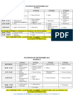 Calendario Exámenes Septiembre2013 (Sin Departamentos)